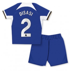 Chelsea Axel Disasi #2 Domaci Dres za Dječji 2023-24 Kratak Rukavima (+ kratke hlače)
